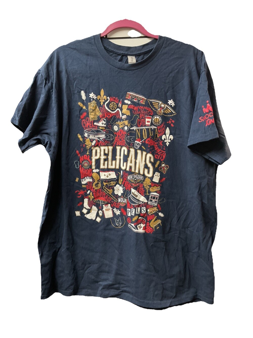 Adult XL New Orleans Pelicans T-Shirt Gildan G72